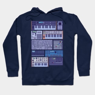 Synthesizers and Electronic Music Instruments Hoodie